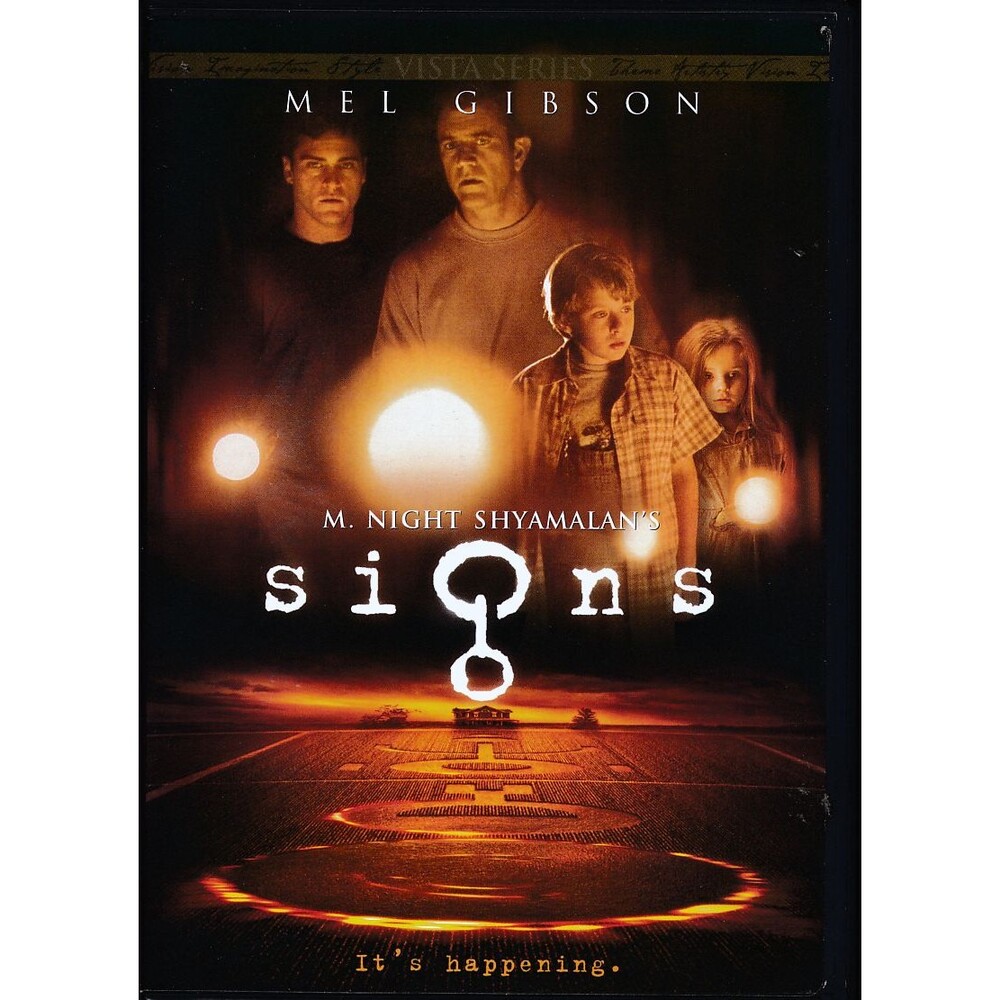 Signs DVD 2002 Mel Gibson Joaquin Phoenix M. Night Shyamalan Vista Series Sci-Fi